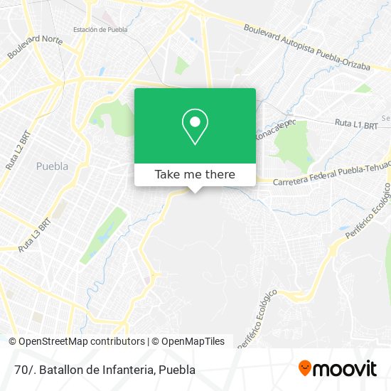 70/. Batallon de Infanteria map