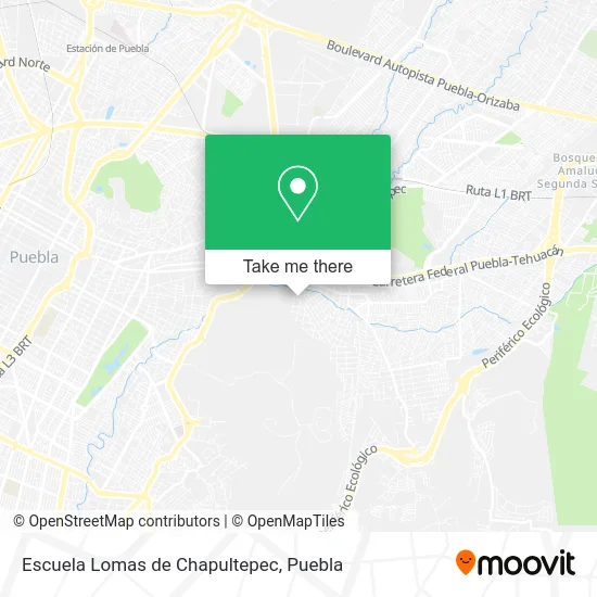 Escuela Lomas de Chapultepec map