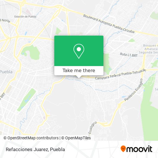 Mapa de Refacciones Juarez
