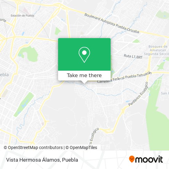 Vista Hermosa Álamos map