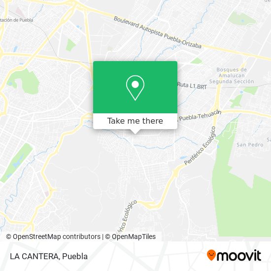 LA CANTERA map