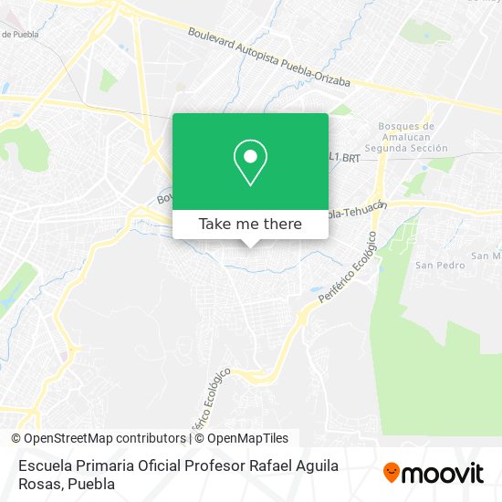 Escuela Primaria Oficial Profesor Rafael Aguila Rosas map
