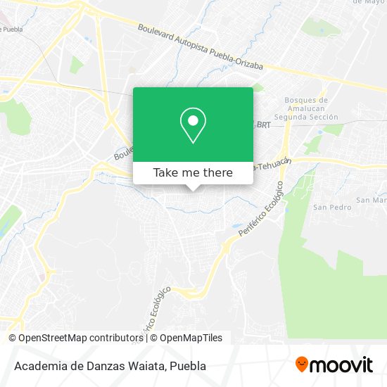Academia de Danzas Waiata map