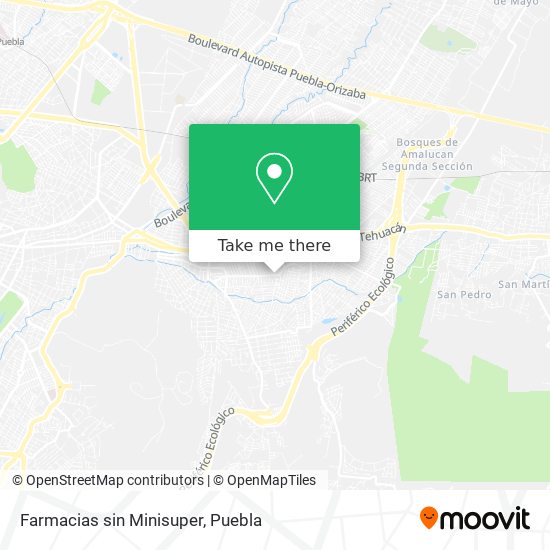 Farmacias sin Minisuper map