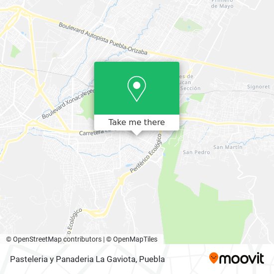 Pasteleria y Panaderia La Gaviota map
