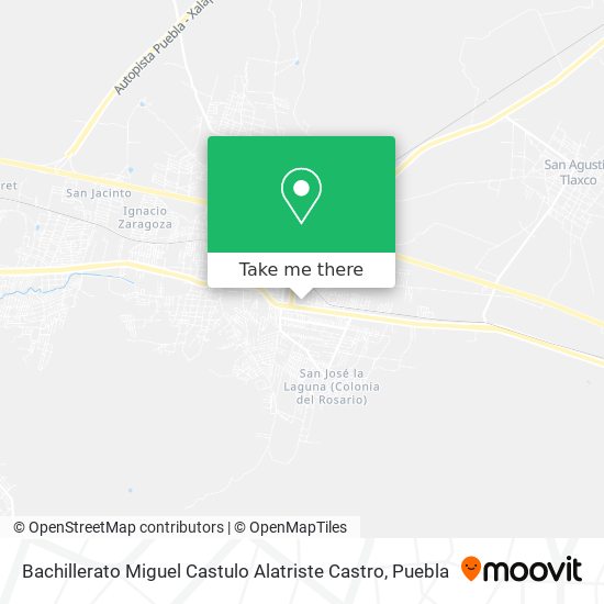 Bachillerato Miguel Castulo Alatriste Castro map