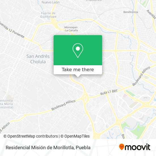 Residencial Misión de Morillotla map