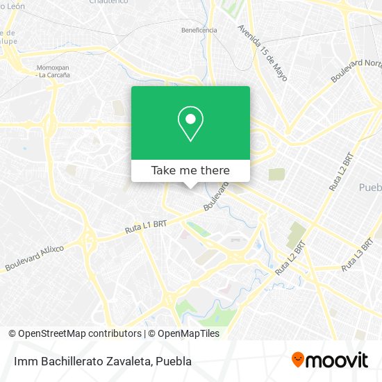 Mapa de Imm Bachillerato Zavaleta
