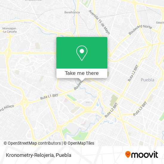 Kronometry-Relojería map