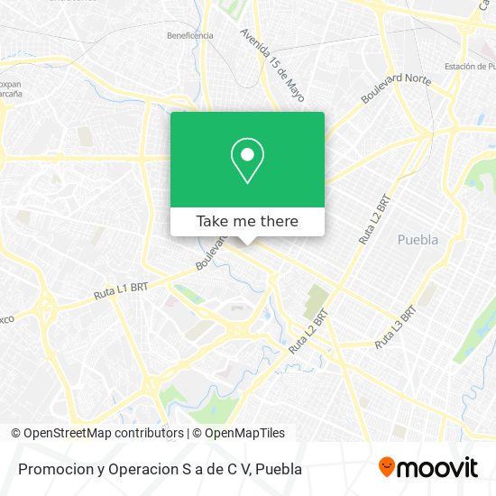 Promocion y Operacion S a de C V map