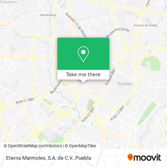 Mapa de Eterna Marmoles, S.A. de C.V.