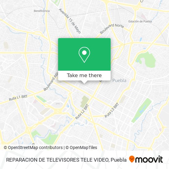 Mapa de REPARACION DE TELEVISORES TELE VIDEO