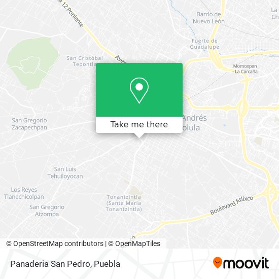 Mapa de Panaderia San Pedro