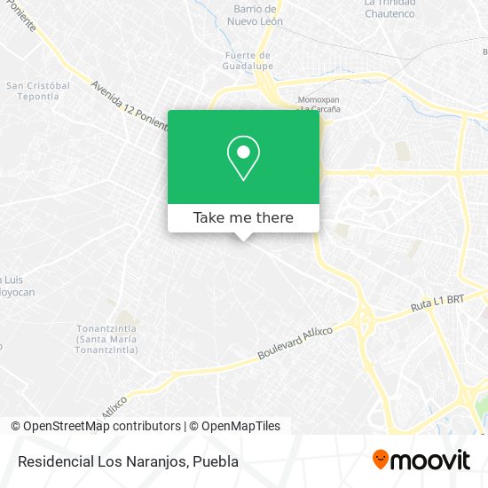 Residencial Los Naranjos map