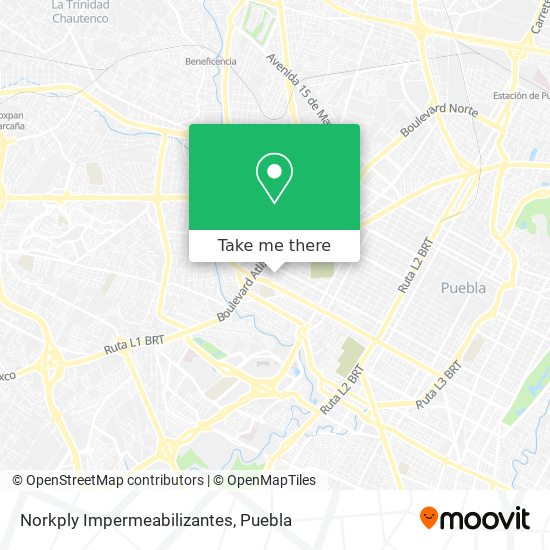 Norkply Impermeabilizantes map