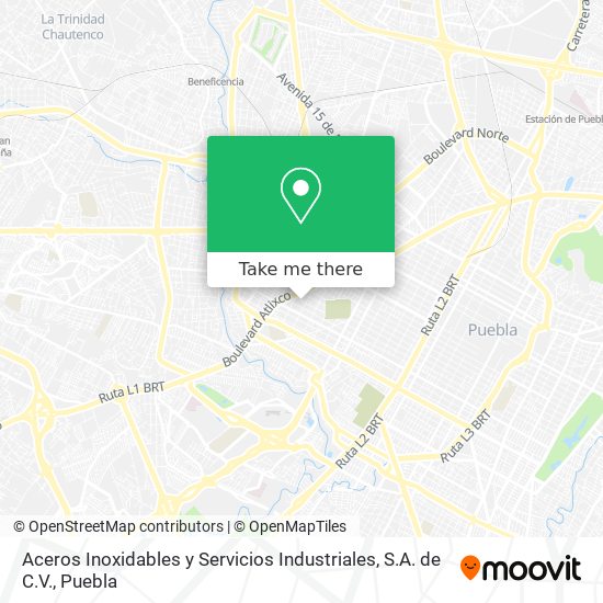 Aceros Inoxidables y Servicios Industriales, S.A. de C.V. map