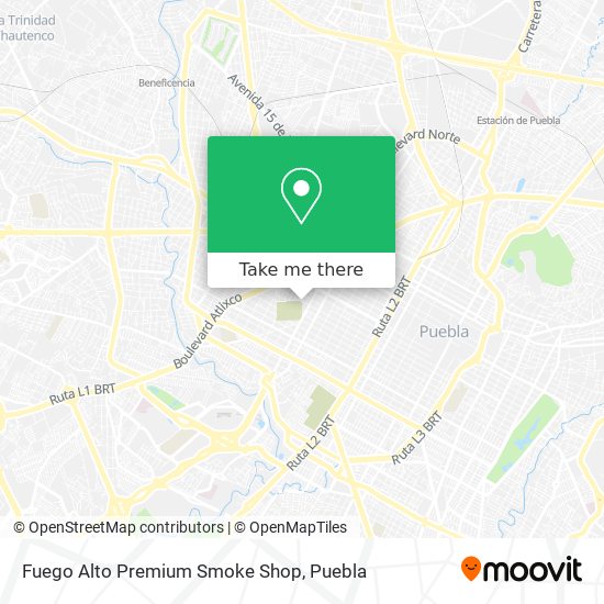 Fuego Alto Premium Smoke Shop map