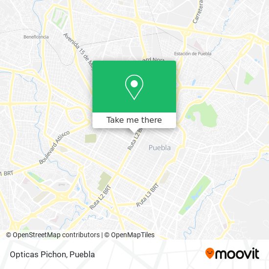 Mapa de Opticas Pichon