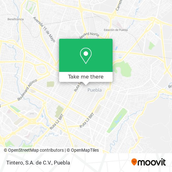 Mapa de Tintero, S.A. de C.V.