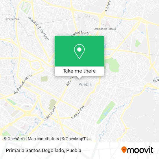 Primaria Santos Degollado map