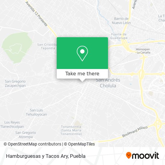 Hamburguesas y Tacos Ary map