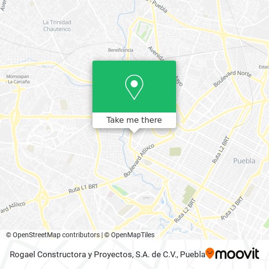 Rogael Constructora y Proyectos, S.A. de C.V. map