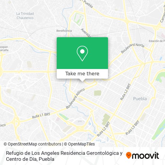 Refugio de Los Angeles Residencia Gerontológica y Centro de Día map