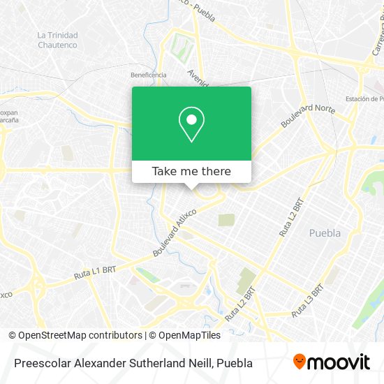 Preescolar Alexander Sutherland Neill map