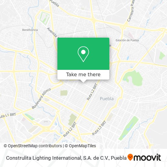 Construlita Lighting International, S.A. de C.V. map