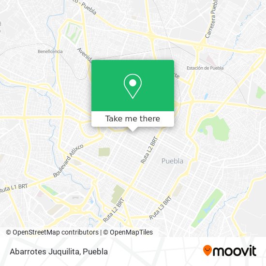 Mapa de Abarrotes Juquilita