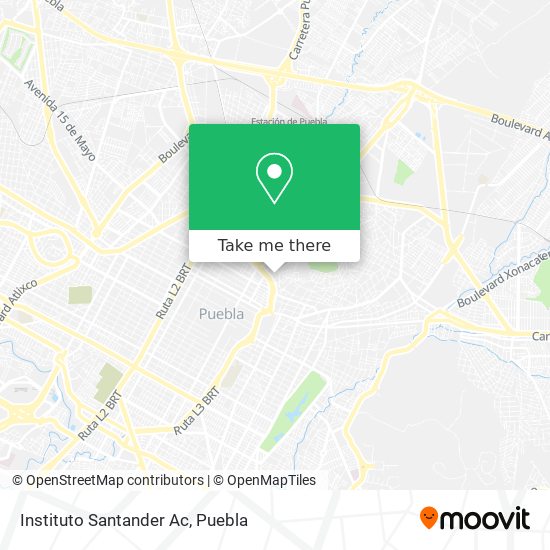Mapa de Instituto Santander Ac