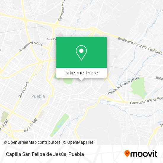 Capilla San Felipe de Jesús map