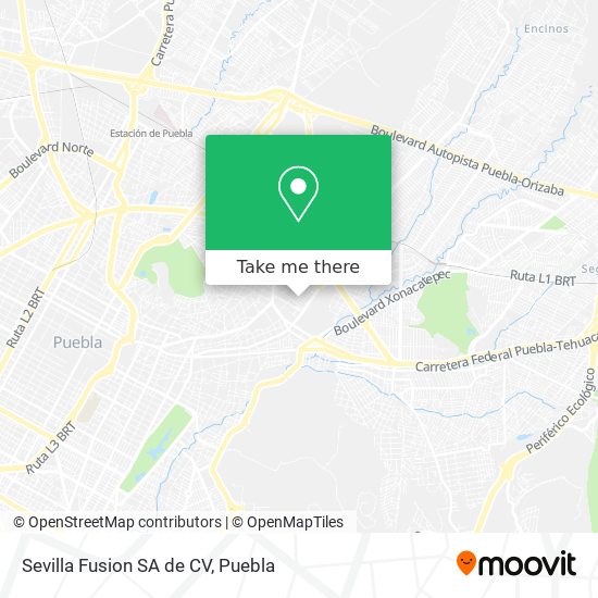 Sevilla Fusion SA de CV map