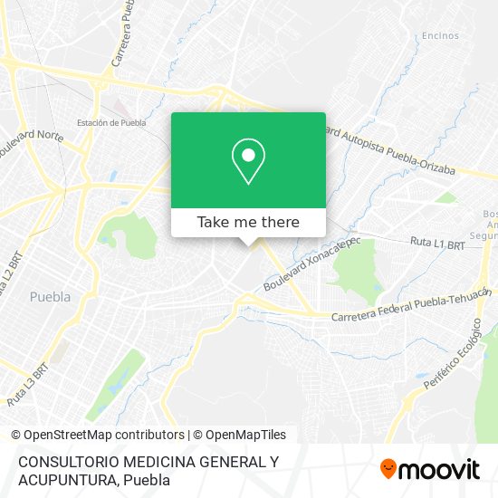 Mapa de CONSULTORIO MEDICINA GENERAL Y ACUPUNTURA