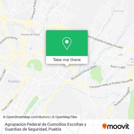 Agrupacion Federal de Custodios Escoltas y Guardias de Seguridad map