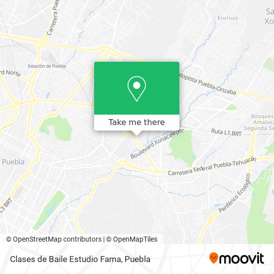 Clases de Baile Estudio Fama map