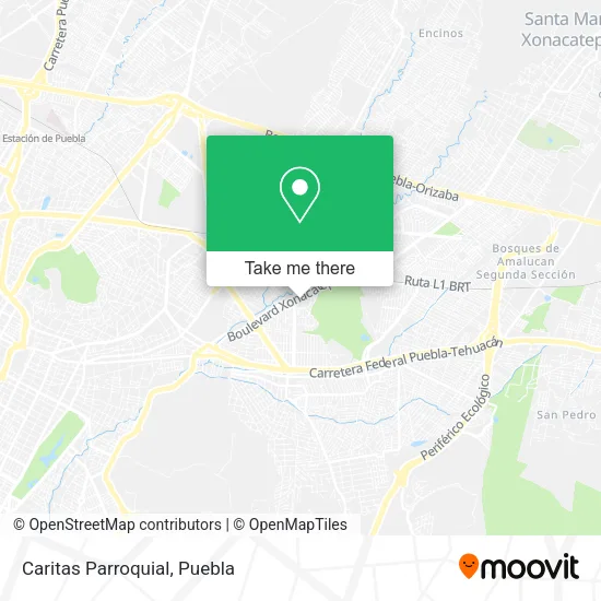 Caritas Parroquial map