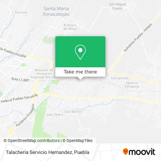 Talacheria Servicio Hernandez map