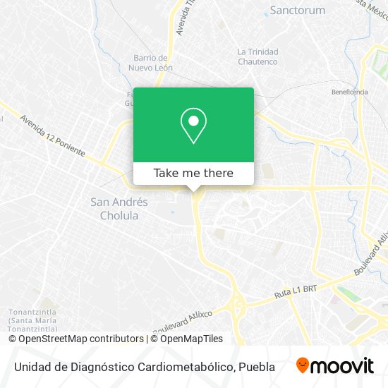 Mapa de Unidad de Diagnóstico Cardiometabólico