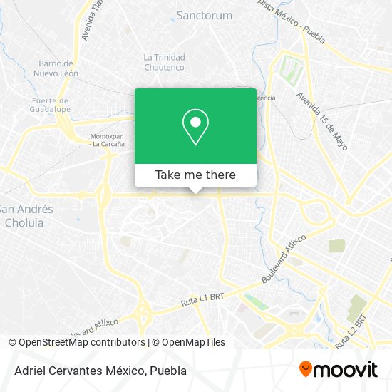 Adriel Cervantes México map
