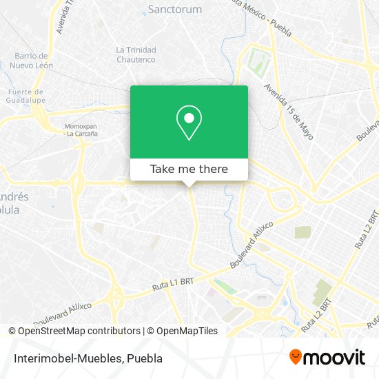 Mapa de Interimobel-Muebles