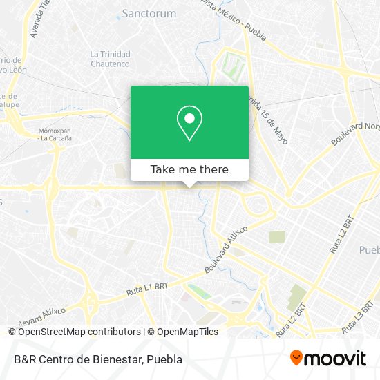 B&R Centro de Bienestar map