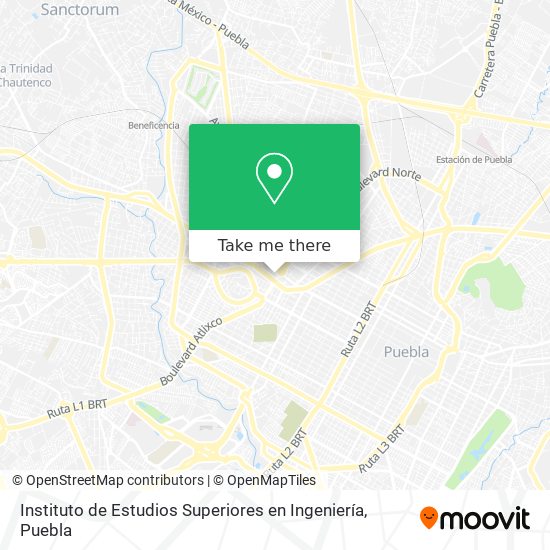 Instituto de Estudios Superiores en Ingeniería map