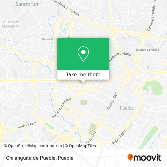 Mapa de Chilanguita de Puebla