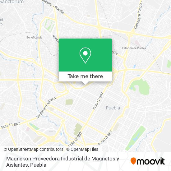 Mapa de Magnekon Proveedora Industrial de Magnetos y Aislantes