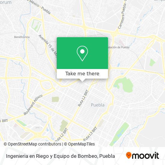 Ingenieria en Riego y Equipo de Bombeo map