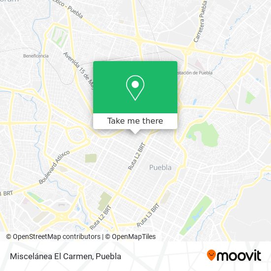 Mapa de Miscelánea El Carmen
