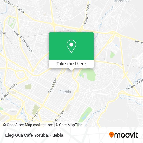 Eleg-Gua Café Yoruba map
