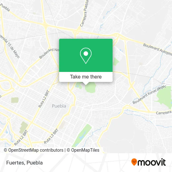 Fuertes map
