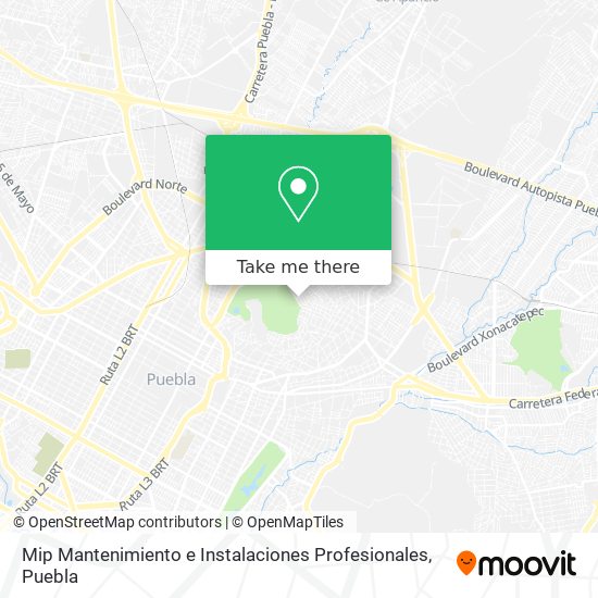 Mip Mantenimiento e Instalaciones Profesionales map